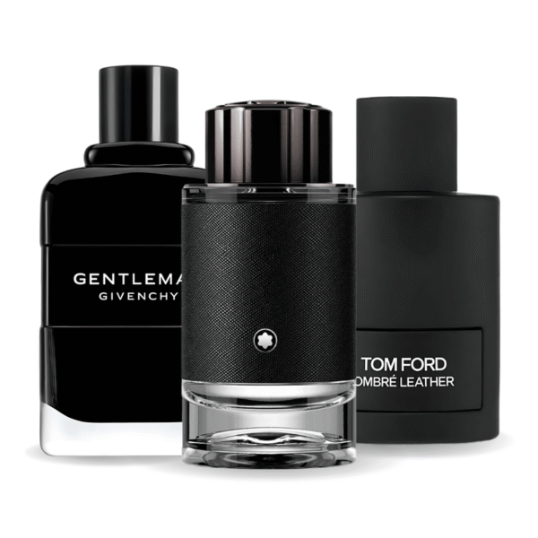 Promotiepakket met 3 parfums – Tom Ford Ombre Leather, Givenchy Gentleman, Montblanc Explorer 100ml